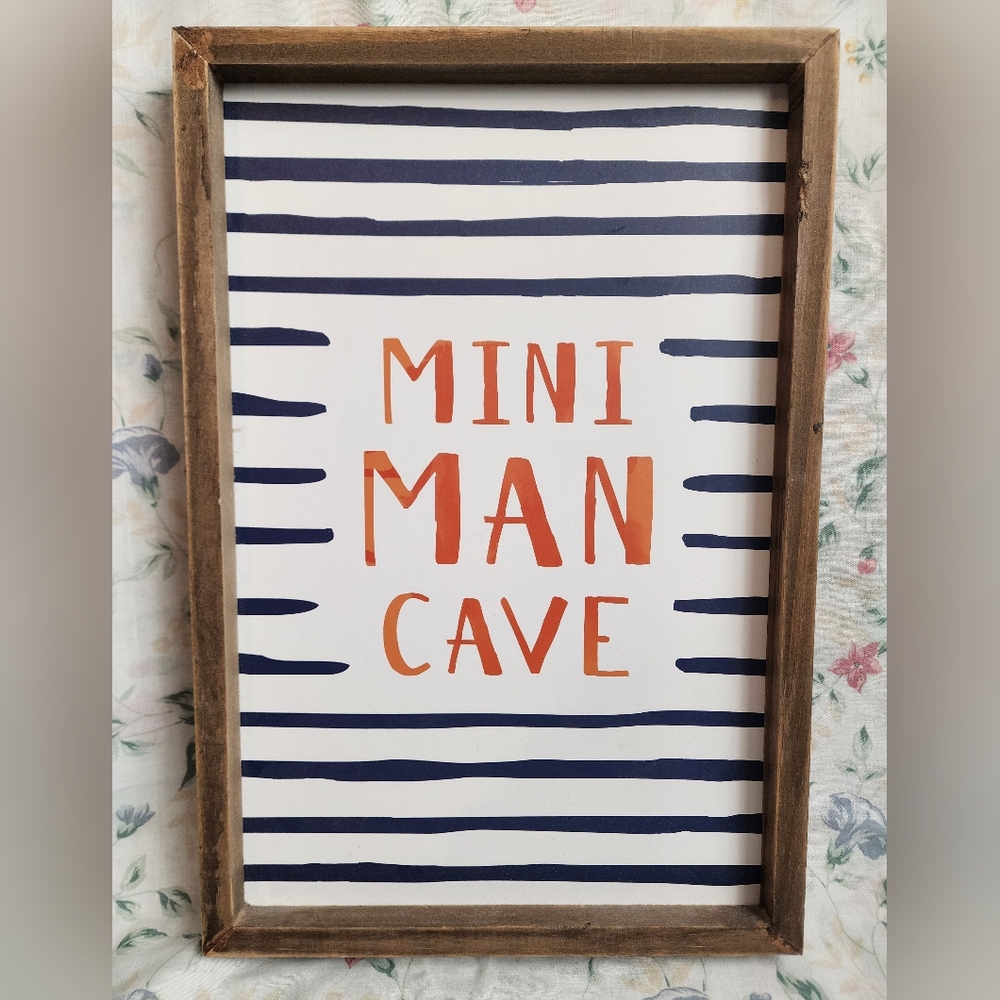 Mini Man Cave wall decor
